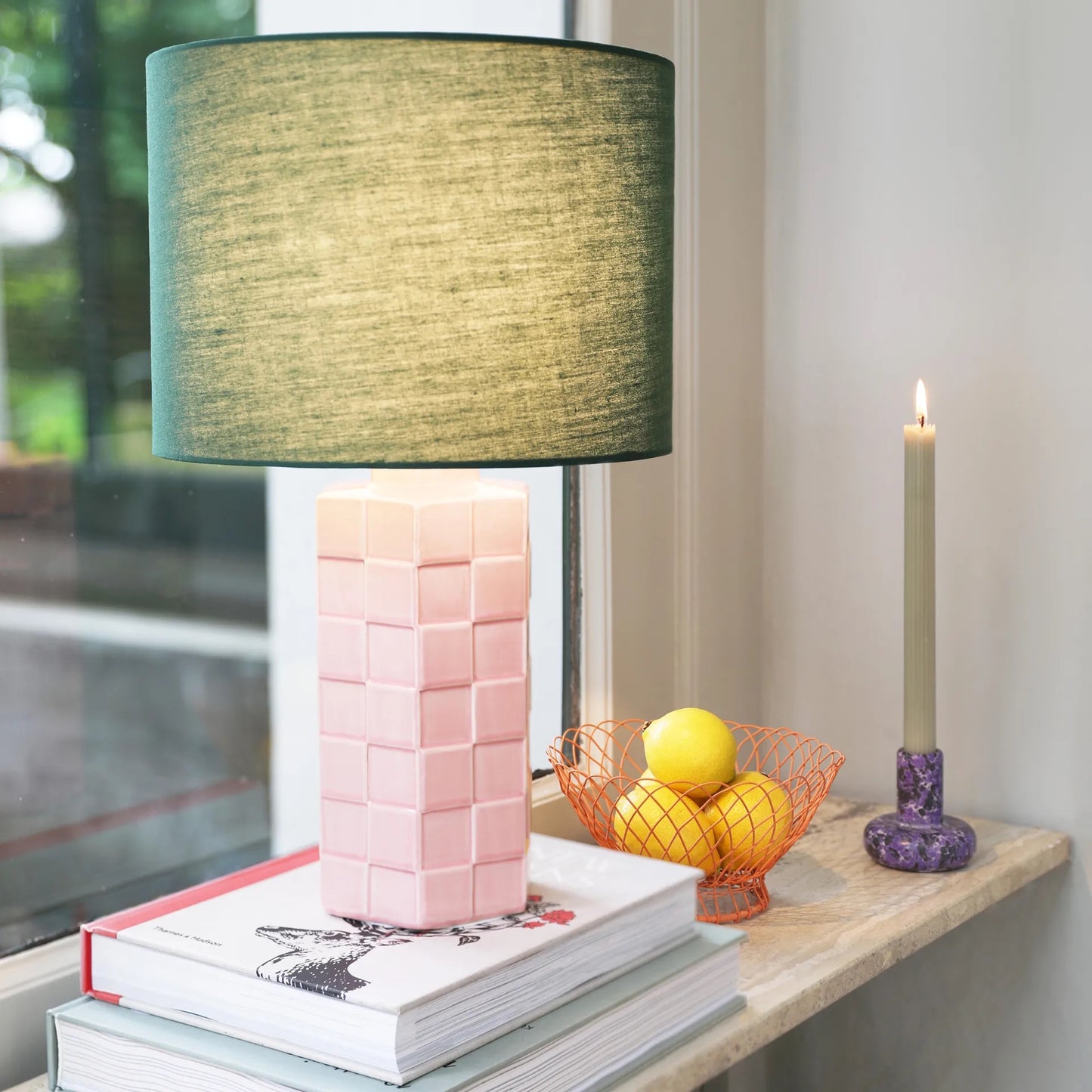 Check Lamp: Pink
