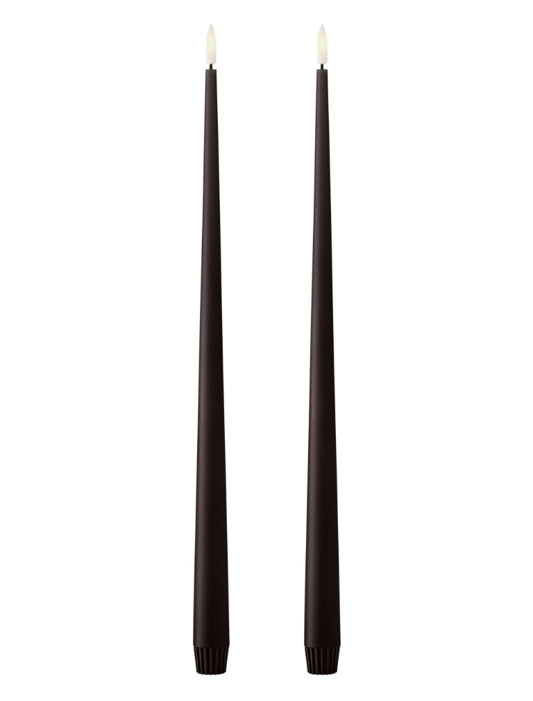Φυσικό Κερί Led Espresso 40cm