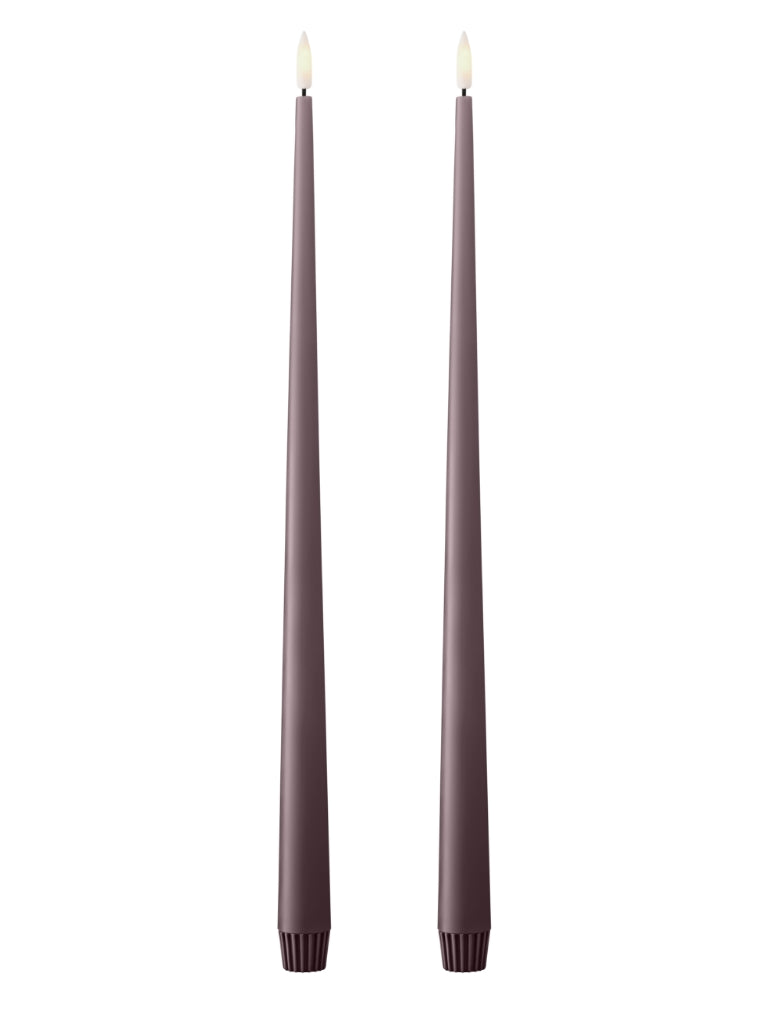 Φυσικό Κερί Led Winter Rose 40cm