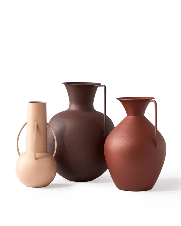 Μεταλλικό Βάζο Terracotta