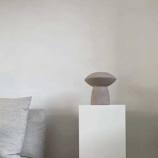 Κεραμικό Βάζο Sphere Fat Taupe