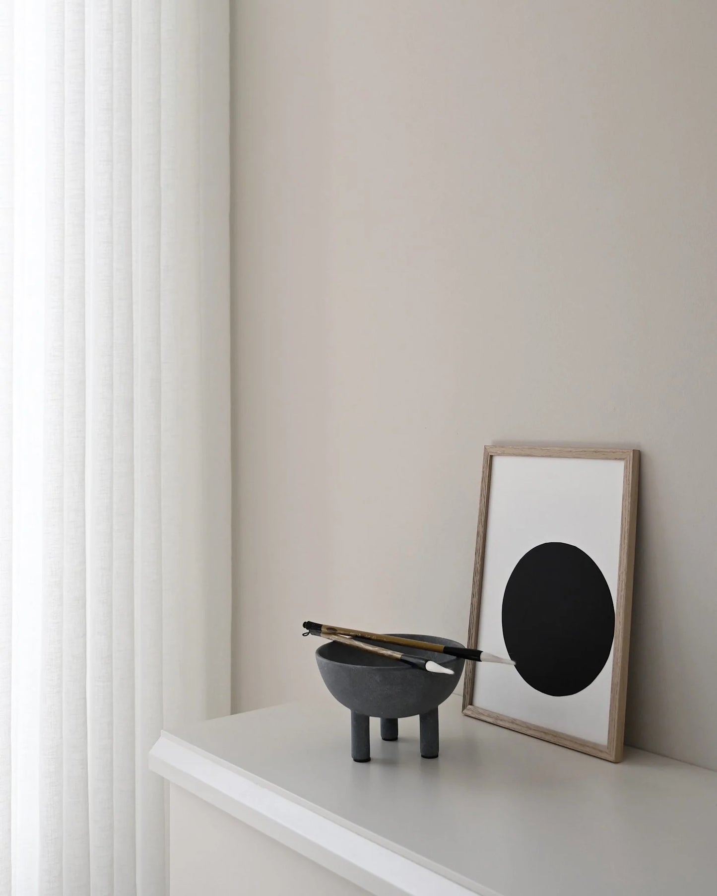 Μεγάλο Γλυπτικό Μπωλ Duck Dark Grey