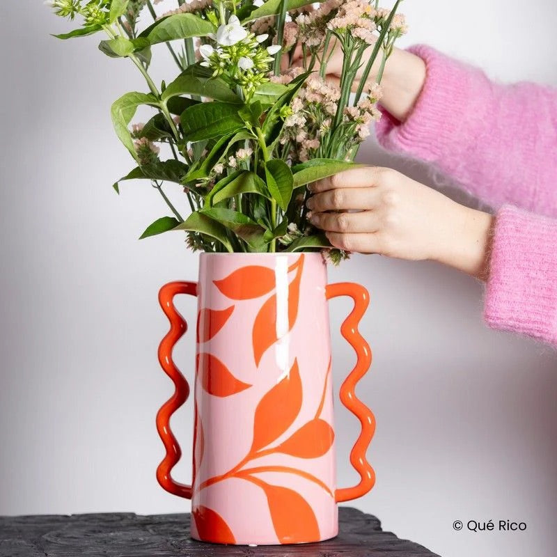 Rodrigo Vase: Fuego Floral