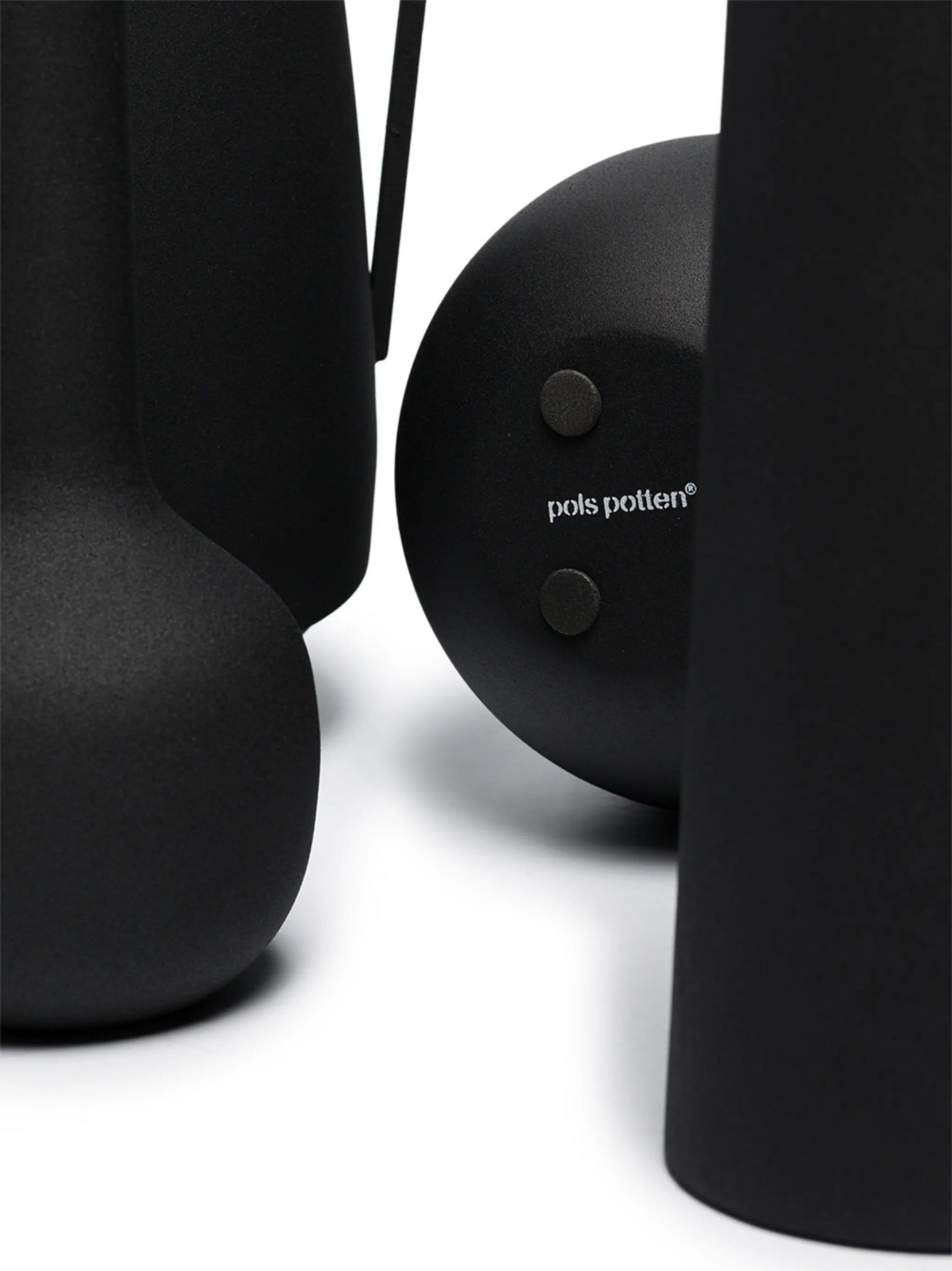 Μεταλλικό Μαύρο Βάζο Black