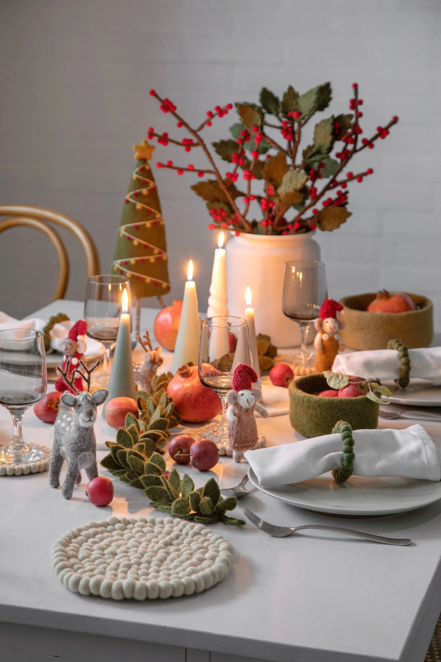 Διακοσμητικό Κλαδί Κόκκινο