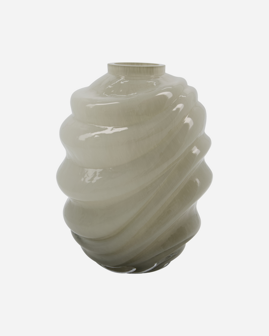 Γυάλινο Βάζο Γκρι