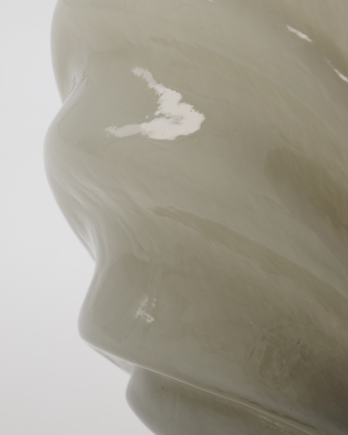 Γυάλινο Βάζο Γκρι