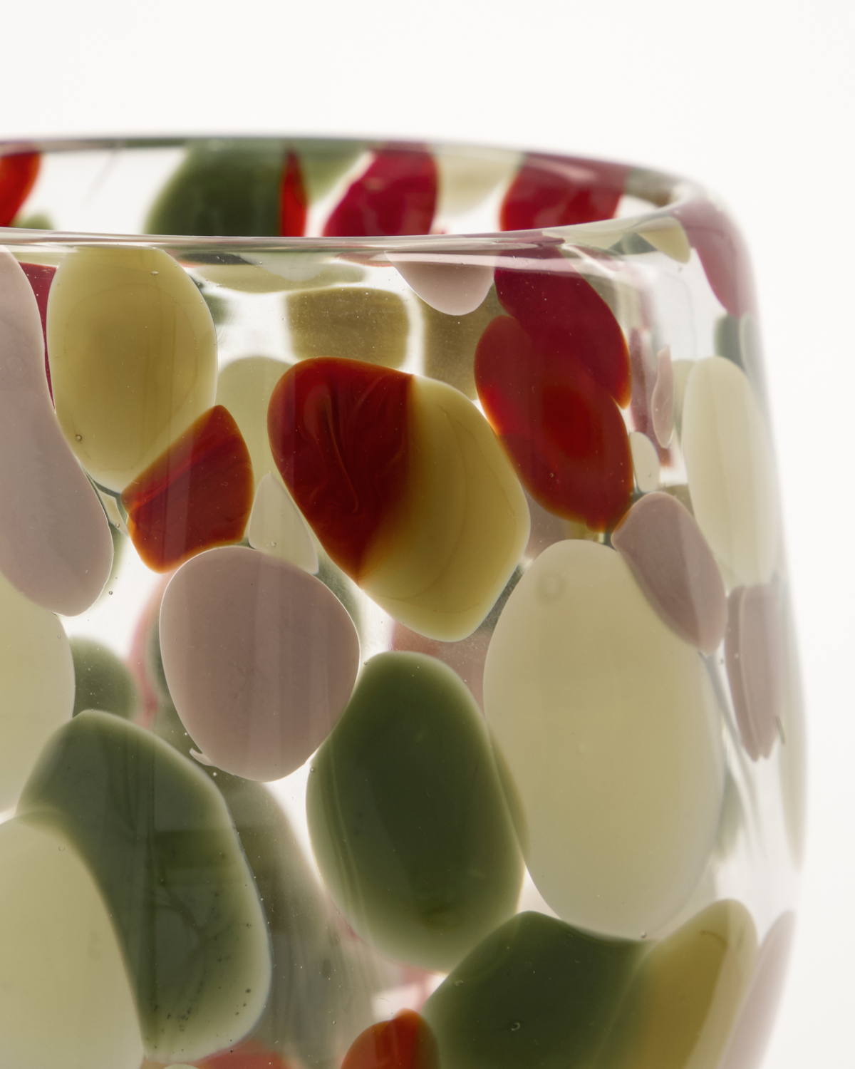 Γυάλινο Πολύχρωμο Βάζο