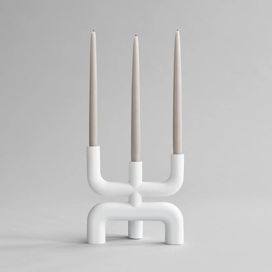 Cobra Candle Holder: Bone White