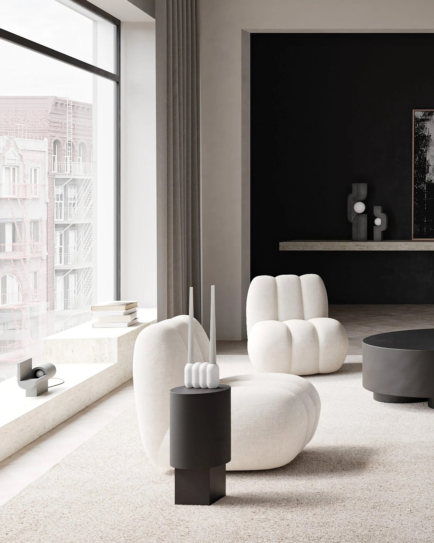 Μικρό Κεραμικό Κηροπήγιο Tube Bone