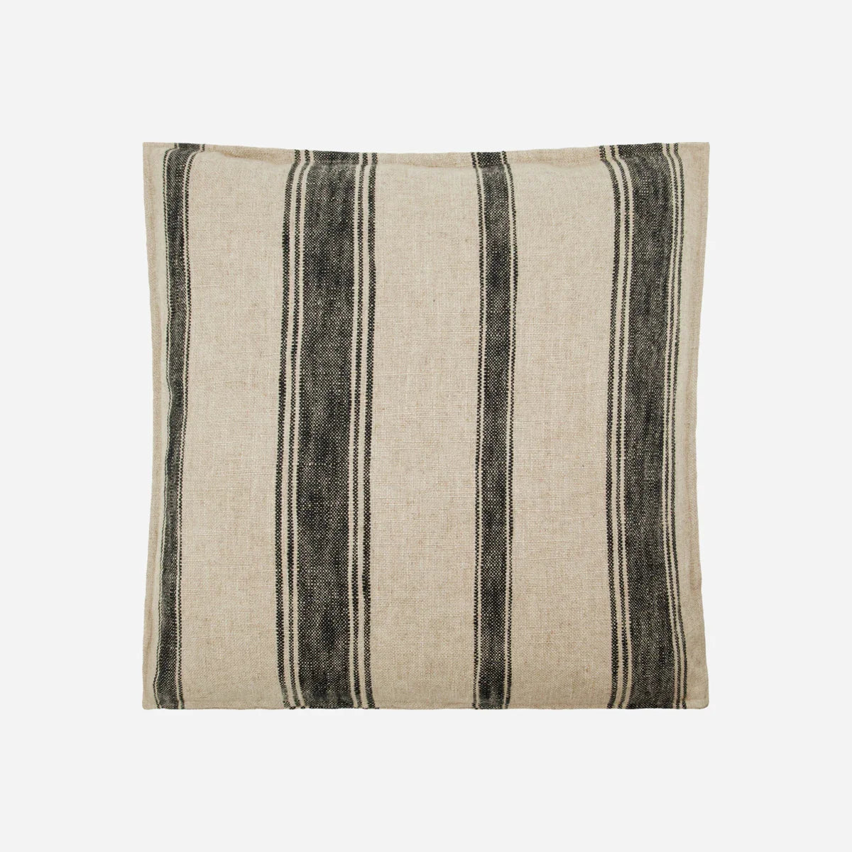Μπεζ Ριγέ Μαξιλαροθήκη 50Χ50