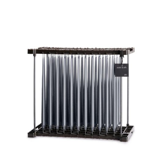 Slim Candles 32cm: Dark Slate