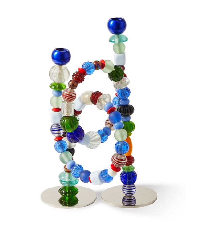 Χειροποίητο Κηροπήγιο Beads