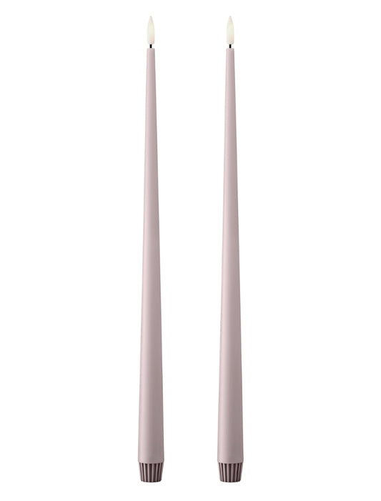 Φυσικό Κερί Led Soft Rose 40cm