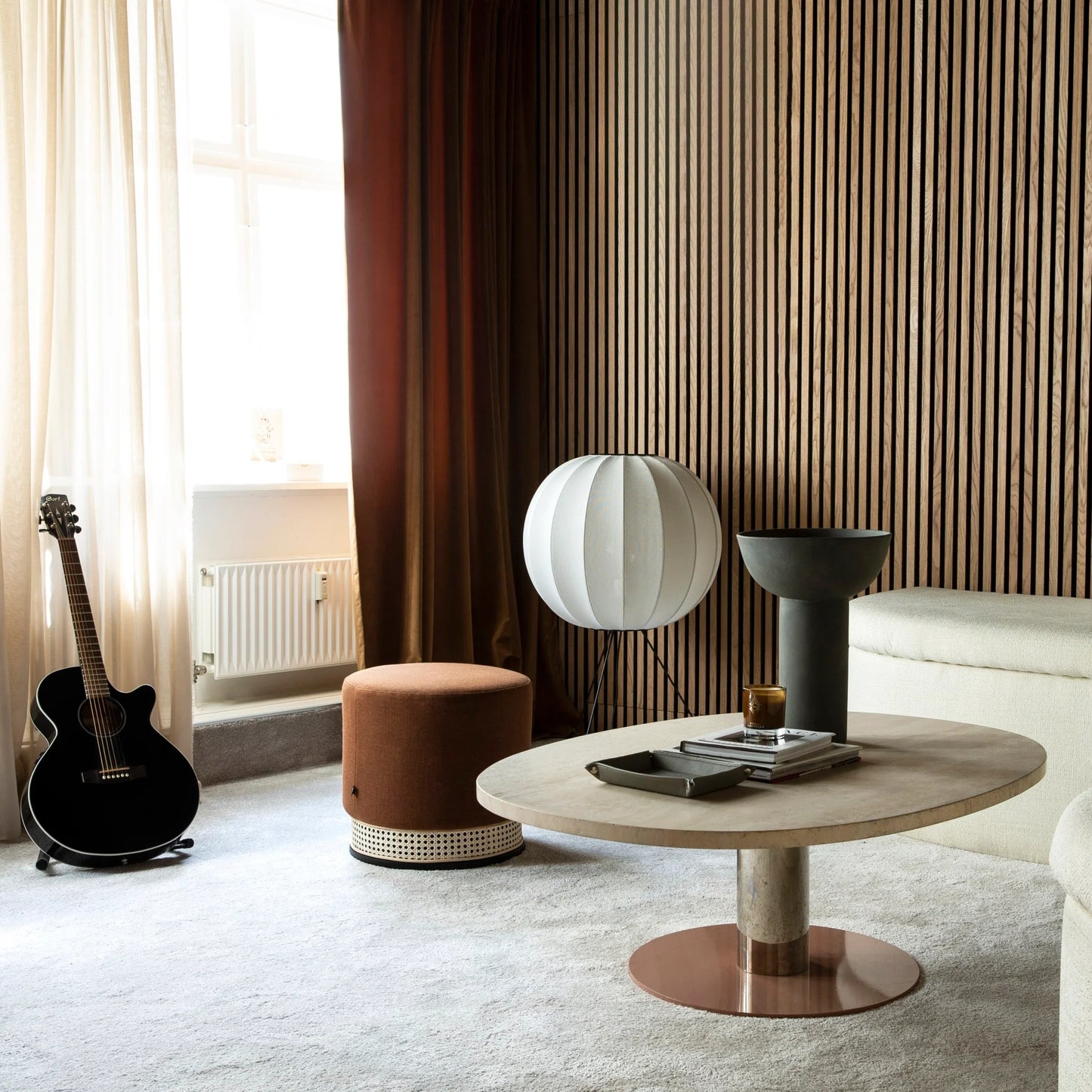 Μεγάλο Κεραμικό Βάζο Block Dark Grey