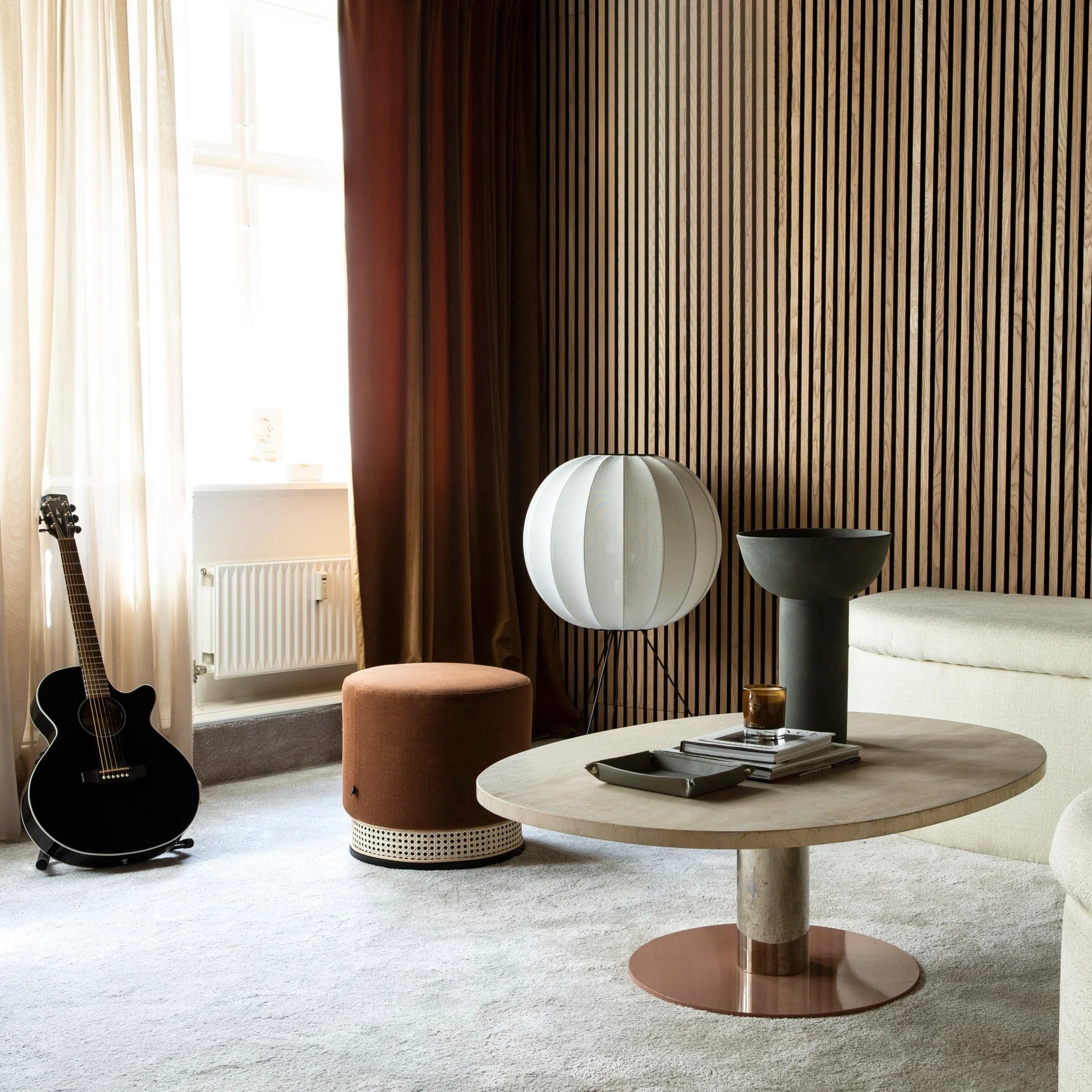 Μεγάλο Κεραμικό Βάζο Block Dark Grey