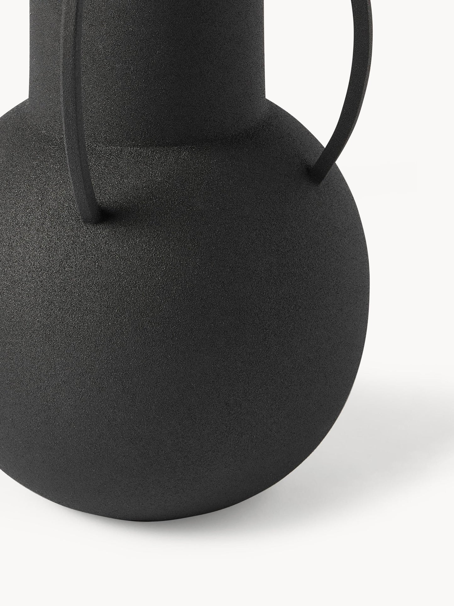 Μεταλλικό Μαύρο Βάζο Black