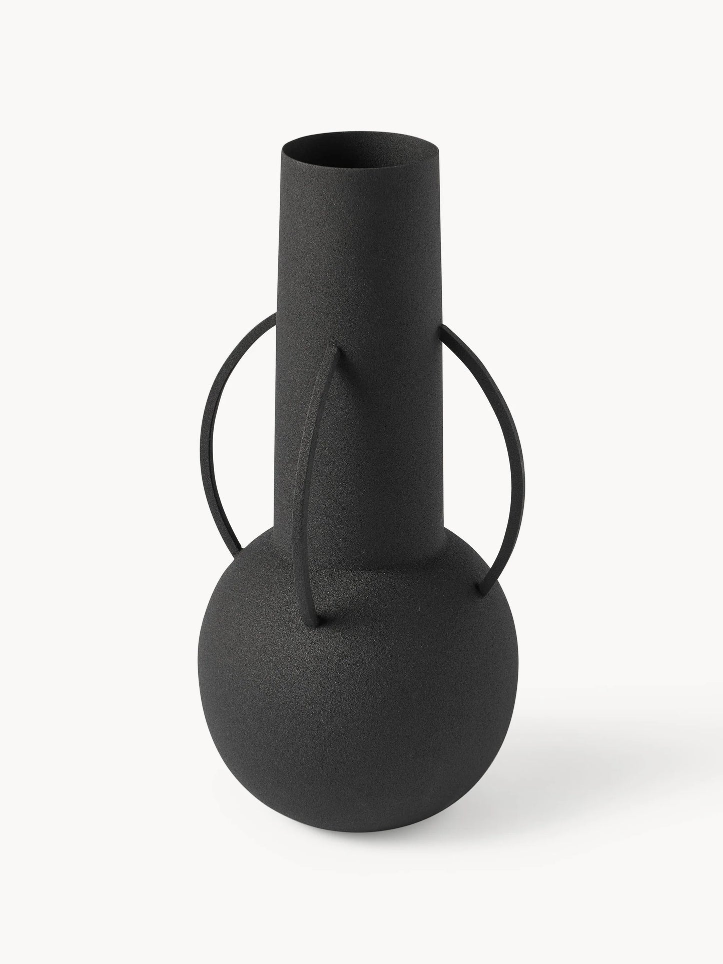 Μεταλλικό Μαύρο Βάζο Black
