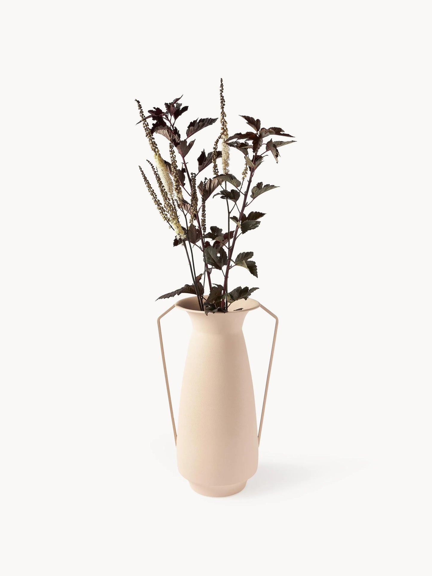 Μεταλλικό Βάζο Δαπέδου Beige