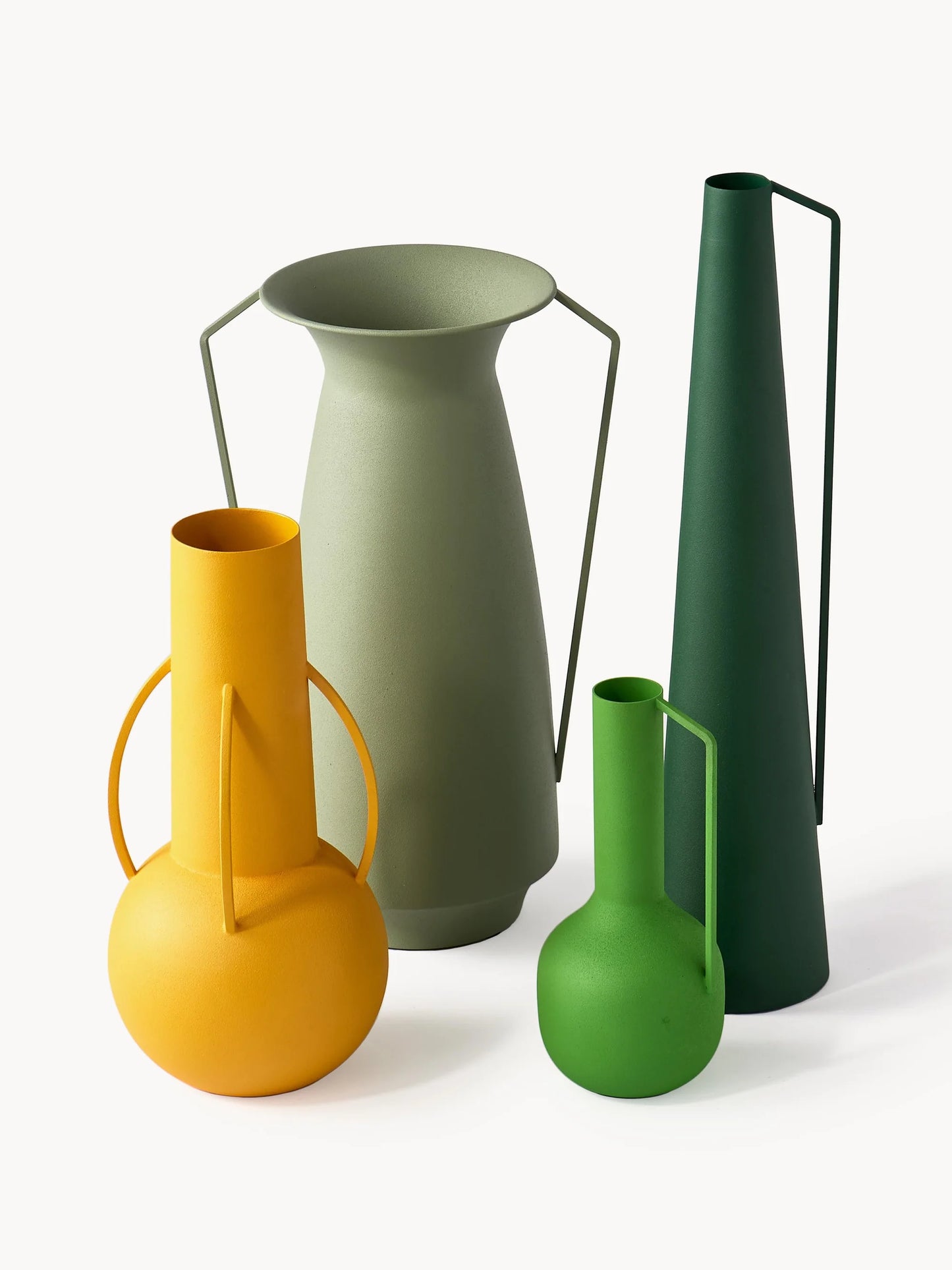 Μεταλλικό Βάζο Δαπέδου Pistachio