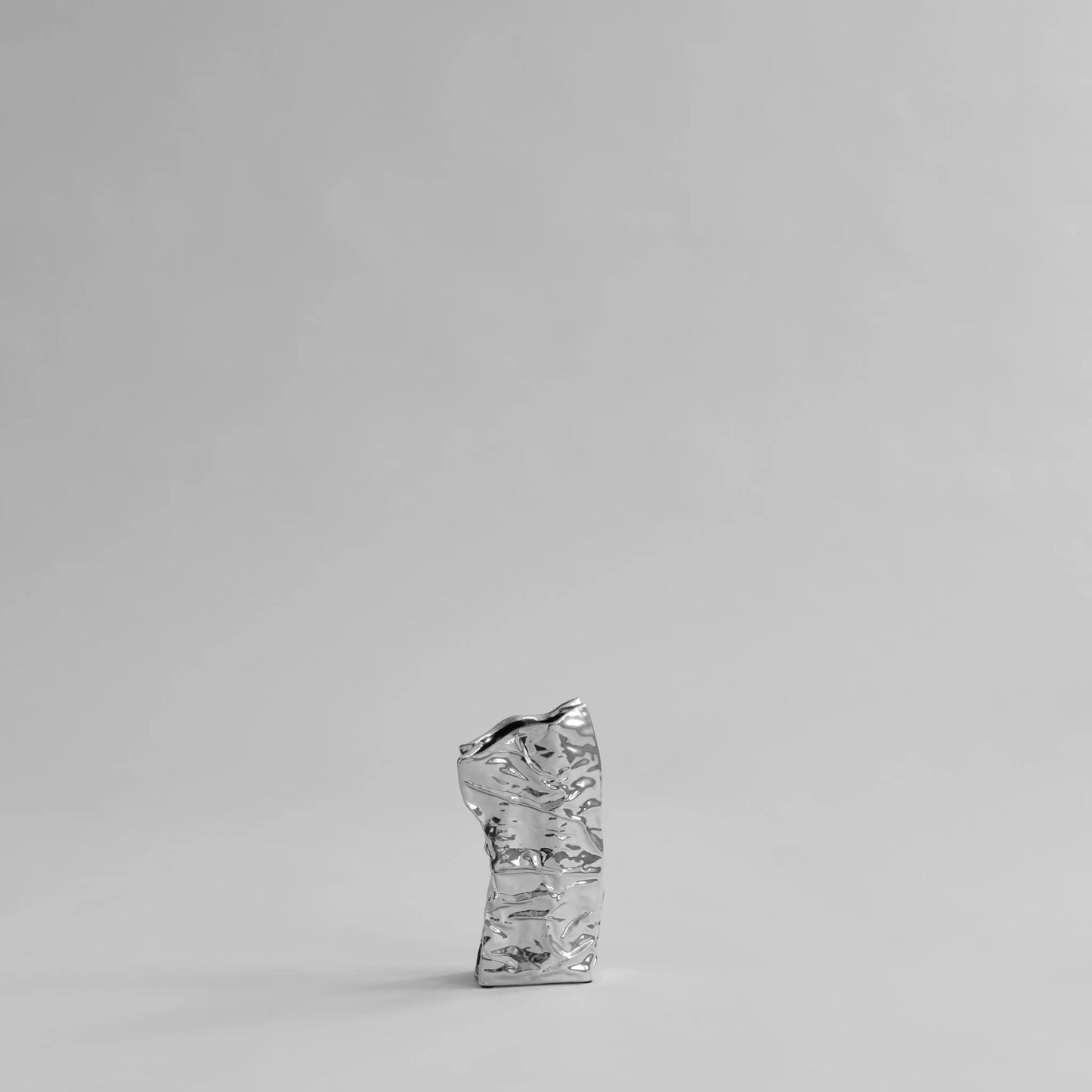 Mini Kami Vase: Chrome