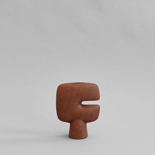 Mini Tribal Vase: Terracotta