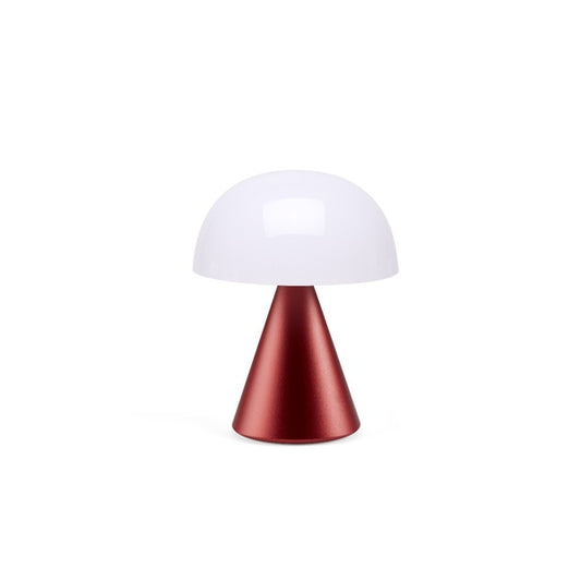 Large Mina LED Lamp: Dark Red