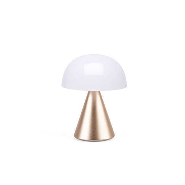 Large Mina LED Lamp: Soft Gold